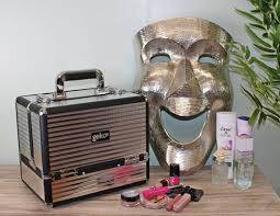 vanity case makeup box box black