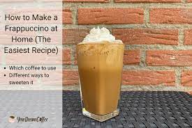 how to make a frappuccino at home the