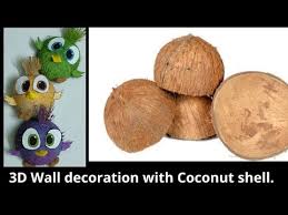 3d angry birds coconut shell wall