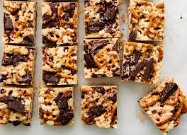 rice krispies treats with chocolate and