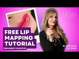 lip mapping tutorial permanent makeup
