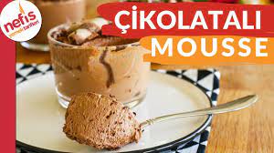 3 MALZEME İLE YUMURTASIZ Çikolatalı Mousse Yapımı - YouTube