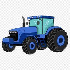 Клипарт Красивый синий трактор PNG , трактор клипарт, трактор, клипарт PNG  рисунок для бесплатной загрузки