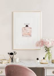 pink perfume poster chanel parfüm