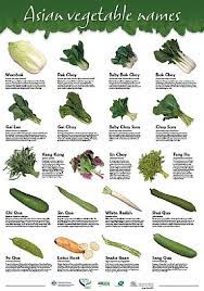 Asian Vegetable Names In English In