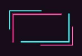 neon frame vector art icons and