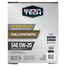 full synthetic sae 0w 20 motor oil