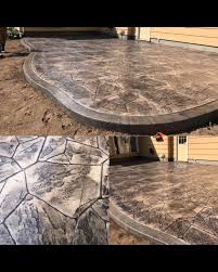 Large Concrete Stamps Rochester Patio