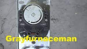 honeywell fan and limit switch