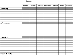 Free Printable Chore Charts Printable Business