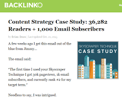 Aggregating Blog Content          Visits To A Blog Post We Didn t     Case Study Email Template png