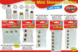 Mini Glass Storage Bottles With Corks
