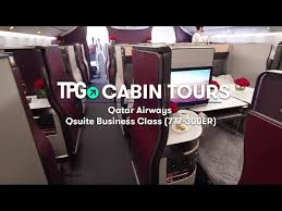 cabin tour qatar airways qsuite