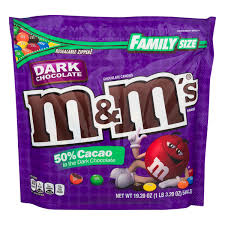 save on m m s dark chocolate cans