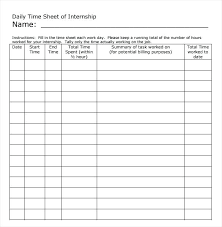 Weekly Template Free Download Daily Timesheet Gulflifa Co