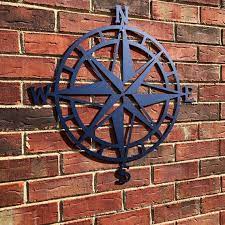 Metal Compass Rose Nautical Wall Art