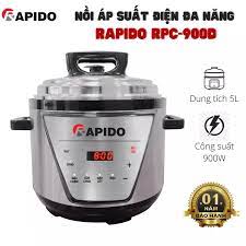 ✑✉☽ Nồi áp suất điện đa năng Rapido RPC900-D 5L