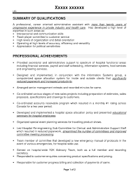 Executive Assistant Resume Skills 275846 Resume Summary