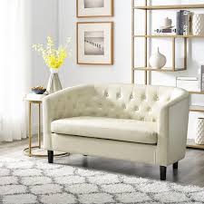 Emma Loveseat By Naomi Home Color Cream