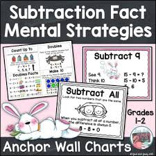 Subtraction Fact Strategies Anchor Wall Charts
