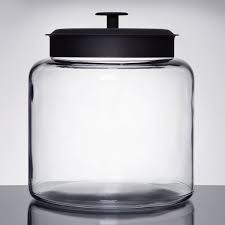 2 Gallon Glass Montana Jar With Metal Lid