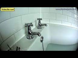 single pillar bath tap install