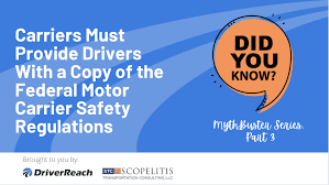 drivers federal motor safety regulations