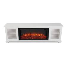 Real Flame Benjamin Landscape Media Electric Fireplace White