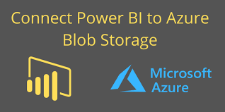 connect power bi to azure blob storage