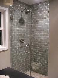 Recycled Glass Tile Glass Shower Doors