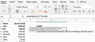 how to use sumif in microsoft excel