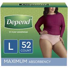 Depend Fit Flex Incontinence Underwear For Women Maximum