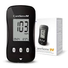 Caresens N Blood Glucose Monitoring System Basic Kit 1 Meter 1 User Guide 1 Quick Reference Guide Cr 2032 Batteries 2 Each