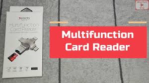 unboxing multifunction card reader and
