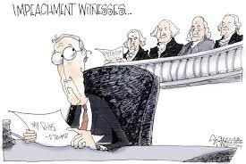 Cartoonists are having a tougher time with trump's impeachment than with clinton's. Political Cartoon Impeachment Witnesses For Mitch Mcconnell