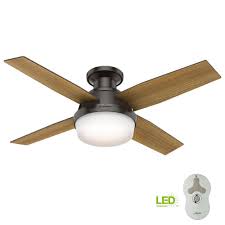 led indoor le bronze ceiling fan