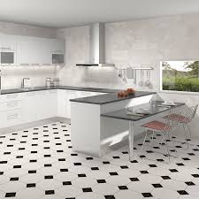 White Octagonal Floor Tile