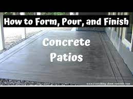 A Concrete Patio Slab