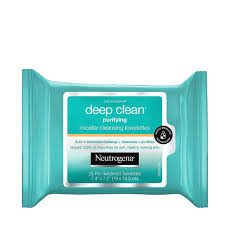 25 count deep clean micellar cleansing