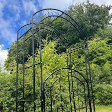 Metal Windsor Garden Arch With Gate And