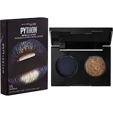 python metallic lip makeup kit