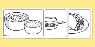 In coloringcrew.com find hundreds of coloring pages of food and online coloring pages for free. Mexican Food Colouring Pages Teacher Made
