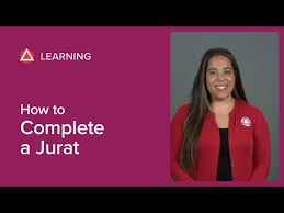 how to complete a jurat you
