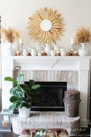 Our Home Fall Mantel Decorating Ideas