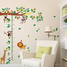 cartoon giraffe monkey trees height