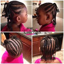 Wearing a high ponytail with cornrows, she'll be able to play all day with her hair up and protected. Natural Hairstyles For Kids Mimicutelips