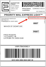 usps priority express label