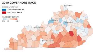 Kentucky Election Results 2019 By County Maps Show Bevin Vs