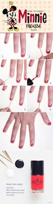 minnie mouse nail tutorial