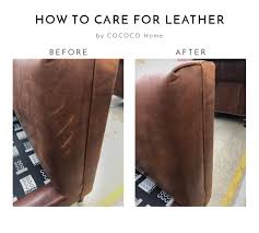 how to care for a leather sofa